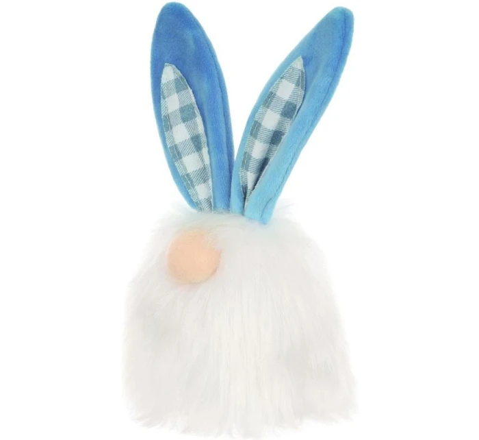 Včelí zajíc 18 cm modrá jarní dekorace dětské
