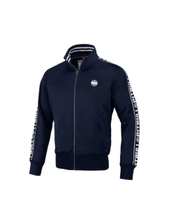 Pánská mikina Pit Bull West Coast Oldschool Tape Logo Terry Sweatshirt - 14230359