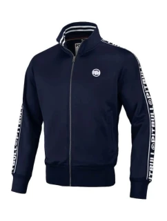 Pánská mikina Pit Bull West Coast Oldschool Tape Logo Terry Sweatshirt - 14230359