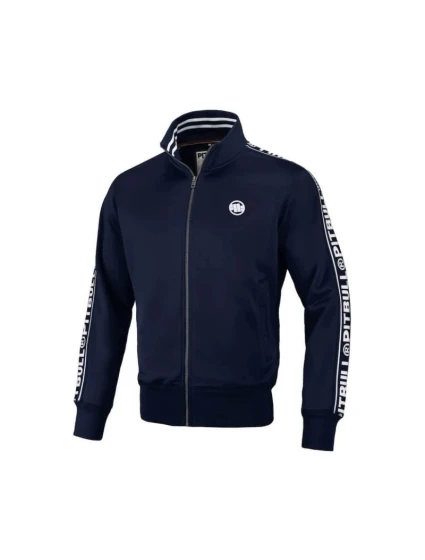 Pánská mikina Pit Bull West Coast Oldschool Tape Logo Terry Sweatshirt - 14230359