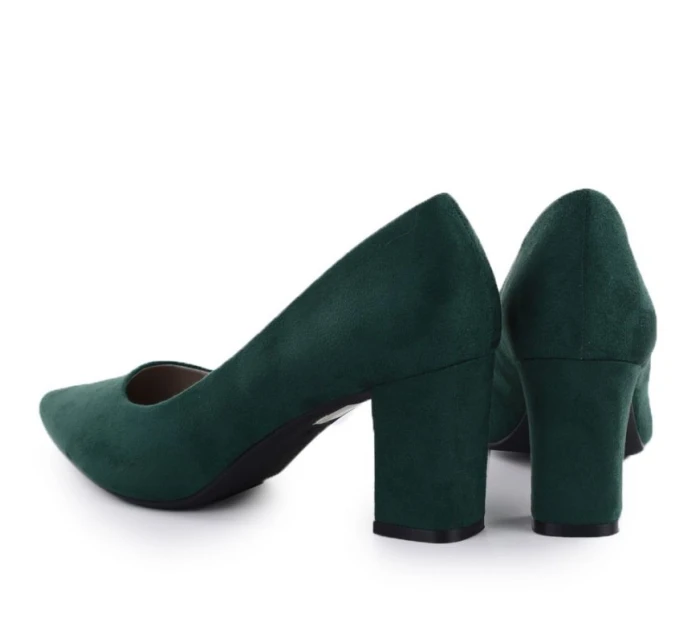 W model 21774000 černé lodičky na podpatku - SERGIO LEONE