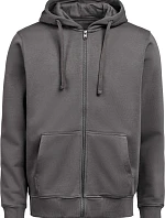 Untagged Movement OCS RCS Full Zip Hoodie Unisex mikina s kapucí z těžké bavlny 66.5010 charcoal