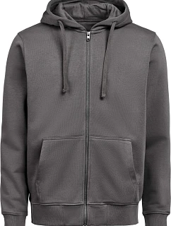 Untagged Movement OCS RCS Full Zip Hoodie Unisex mikina s kapucí z těžké bavlny 66.5010 charcoal