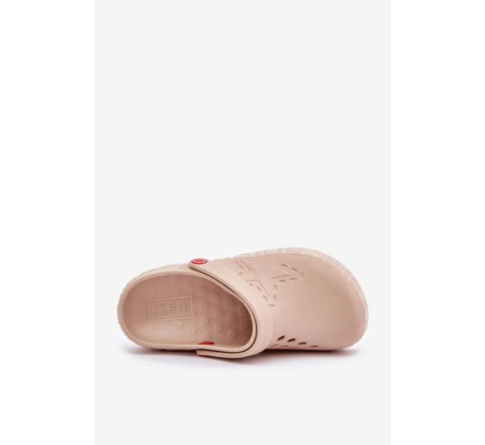 Dámské Lehké Pantofle Big Star II275008 Béžové Dámské Lehké Pantofle Big Star II275008 Béžové