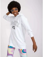 Dámská mikina-DHJ-BL-15658.35-bílá