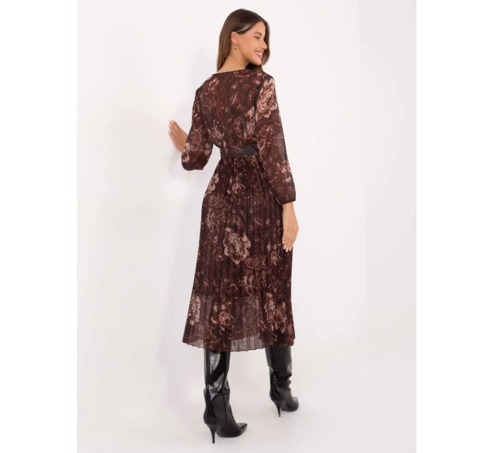 Šaty IT SK 11389 2.12P hnědé Šaty IT SK 11389 2.12P hnědé