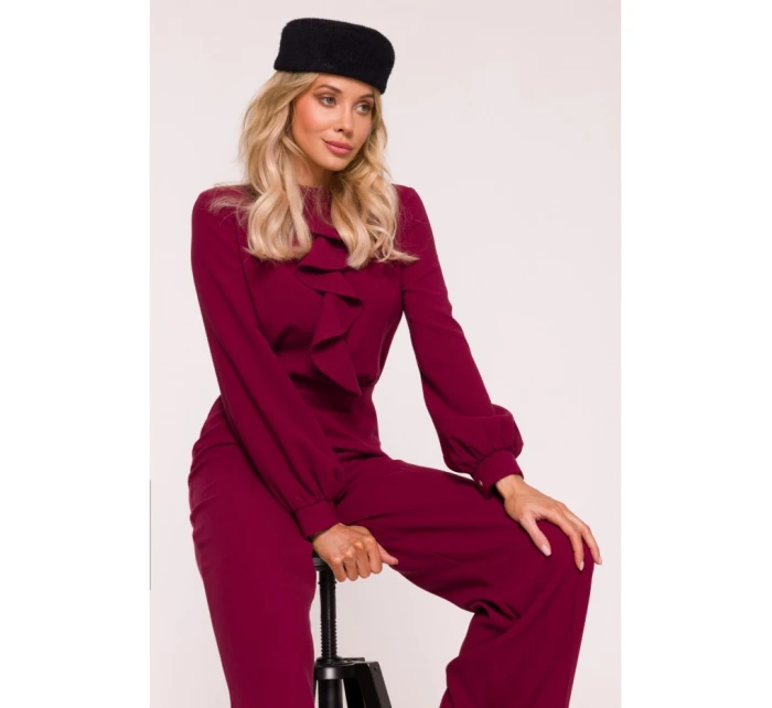 S420 Kombinéza s volánem - bordó S420 Kombinéza s volánem - bordó