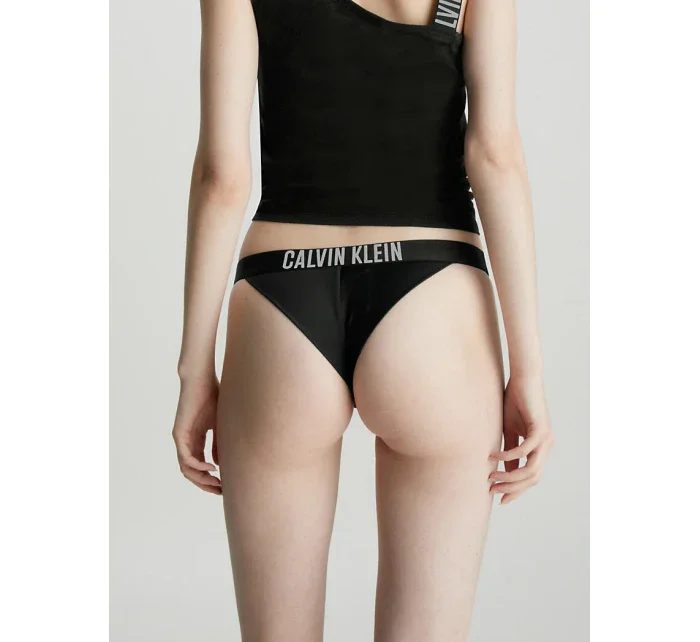 Dámské plavkové kalhotky KW0KW01984 BEH černé - Calvin Klein Dámské plavkové kalhotky KW0KW01984 BEH černé - Calvin Klein