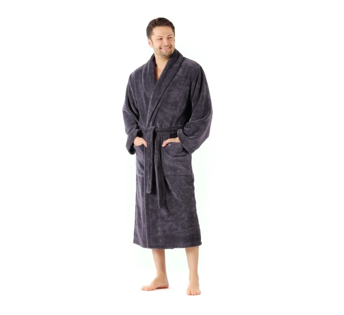 Pánský župan Tampa 2149 nadměrný antracit - Vestis