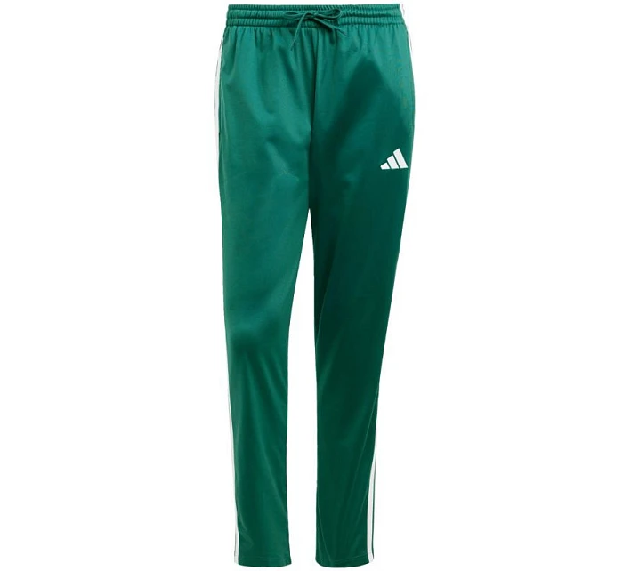 Pánské kalhoty adidas 3-Stripes Tricot Regular-Fit Open Hem Green JI8806