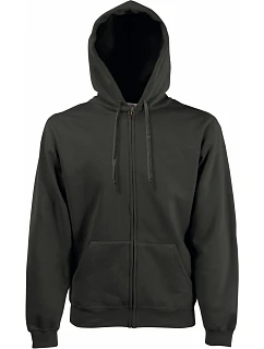 Fruit of the Loom Premium Hooded Sweat Jacket Mikina s kapucí 16.2034 charcoal