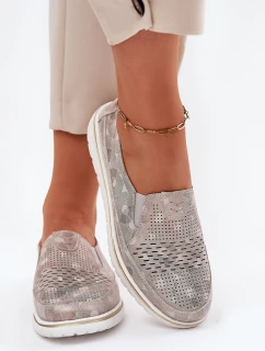 Semišové nazouvací boty model 21616510 Inez - EVENTO