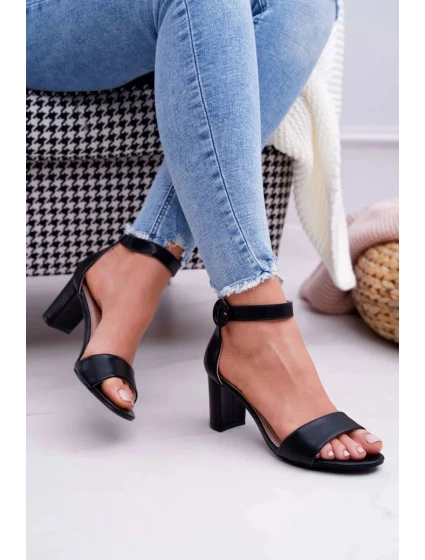 Dámské Sandály Na Podpatku Černé Lexi Dámské Sandály Na Podpatku Černé Lexi