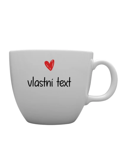Vlastní text na MEGA XXL keramický hrnek 1000 ml 