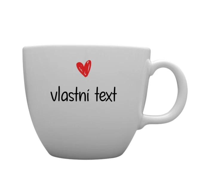 Vlastní text na MEGA XXL keramický hrnek 1000 ml 