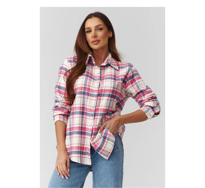 Košile s dlouhým rukávem  model 224093 Makadamia