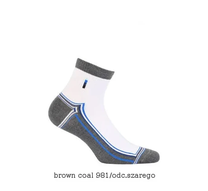 Pánské kotníkové ponožky Wola W 94.1N4 Ag+