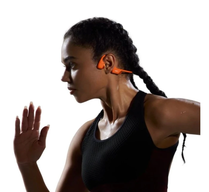 Shokz Openrun Pro 2 USB-C bezdrátová sluchátka s kostmi oranžová