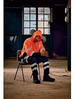 05 HiVis mikina s kapucí hi vis orange model 22501842 - Yoko