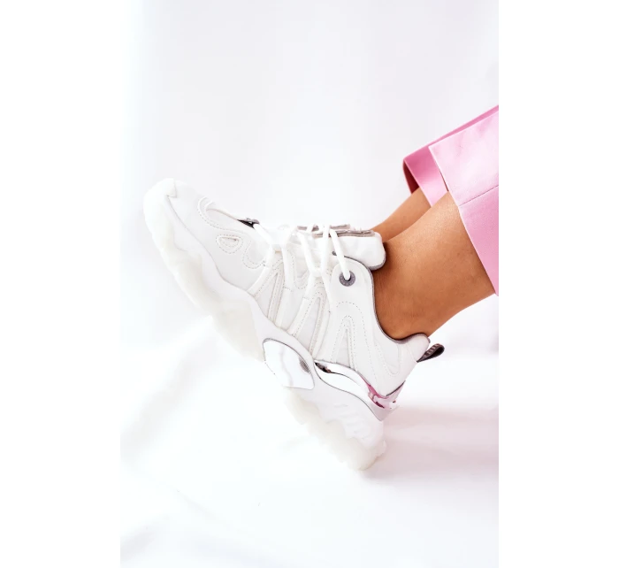 Dámské Sportovní Obuv Memory Foam Big Star II274088 Bile Dámské Sportovní Obuv Memory Foam Big Star II274088 Bile