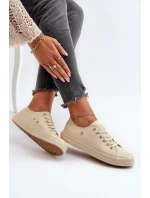 Klasické Dámské Tenisky Big Star NN274286 Bežové Klasické Dámské Tenisky Big Star NN274286 Bežové