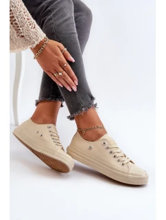 Klasické Dámské Tenisky Big Star NN274286 Bežové