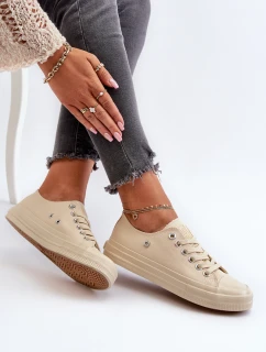 Klasické Dámské Tenisky Big Star model 21654926 Bežové - Big Star Shoes