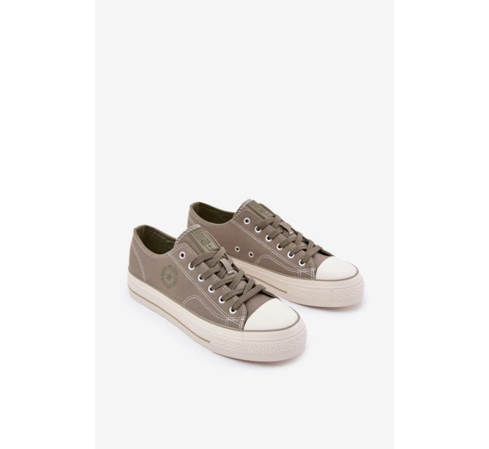 Pánské Tenisky Na Platformě Big Star RR174325 Zelené