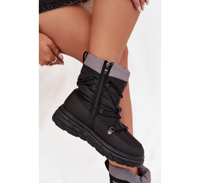 Dámské zimní boty na zip model 21728492 Černé - Lee Cooper