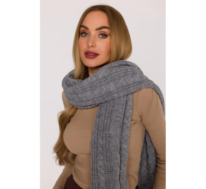 model 21417276 Pletená šála šedá - Moe