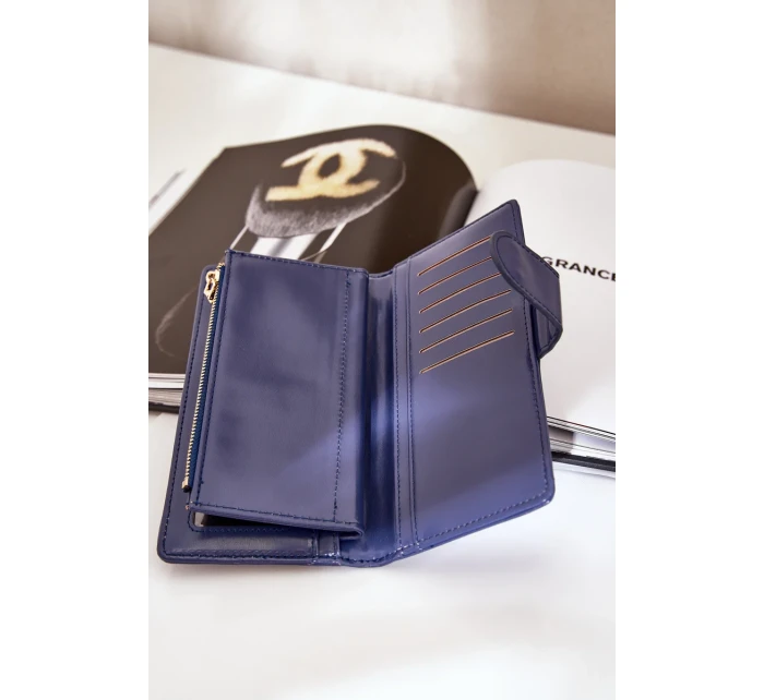 Dámská peněženka z eko kůže modrá Kalinessa Dámská peněženka z eko kůže modrá Kalinessa