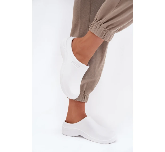 Dámské pěnové pantofle – bílé Parissa