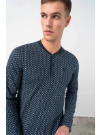 Klasické pánské dvoudílné pyžamo 17600 - Vamp Klasické pánské dvoudílné pyžamo 17600 - Vamp