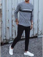 Pánský šedý svetr Dstreet model 21979380 - FashionStreet Pánský šedý svetr Dstreet model 21979380 - FashionStreet