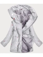 Dámská vzorovaná šedá bunda model 14975005 - ROSSE LINE