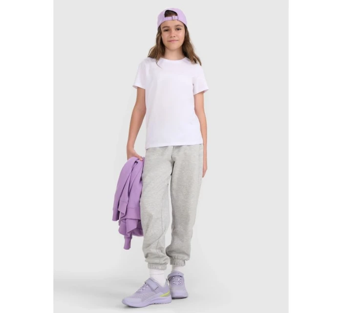 Dívčí hladké tričko model 21815548 - 4F Dívčí hladké tričko model 21815548 - 4F