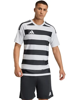 Pánské tričko adidas Hooped 26 Jersey grey-black KF3396 pánské