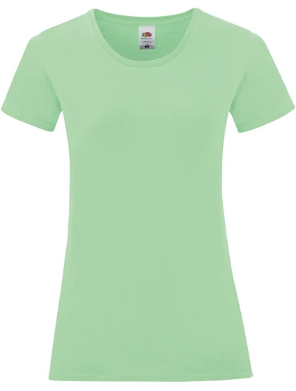 Fruit of the Loom Lady-Fit Iconic 150 T Dámské tričko 16.1432 neomint Fruit of the Loom Lady-Fit Iconic 150 T Dámské tričko 16.1432 neomint