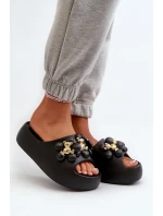 Dámské Žabky S Ozdobami Na Podrážce Černé model 21665975 - Boto
