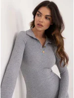 Sukienka RV SK model 20616348 szary - FPrice Sukienka RV SK model 20616348 szary - FPrice