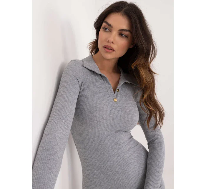 Sukienka RV SK model 20616348 szary - FPrice Sukienka RV SK model 20616348 szary - FPrice