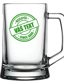 Personalizovaná pivní sklenice - nejlepší xx SINCE xx