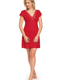 Noční košile Estera red - NIPPLEX