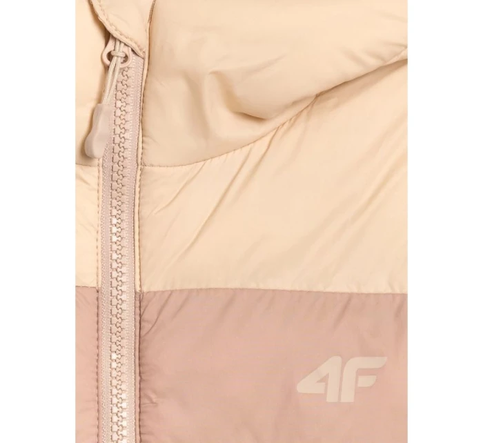 Dívčí péřová bunda se syntetickou výplní model 21814846 - 4F Dívčí péřová bunda se syntetickou výplní model 21814846 - 4F