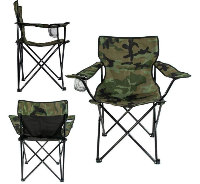 TURISTICKÁ SKLÁDACÍ ŽIDLE 50X50X80CM CAMUFLAGE ENERO CAMP TURISTICKÁ SKLÁDACÍ ŽIDLE 50X50X80CM CAMUFLAGE ENERO CAMP