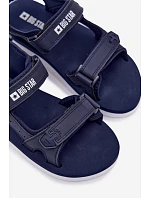 Dámské sportovní sandály na platformě Big Star model 22095377 tmavě modré - Big Star Shoes
