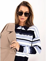Sweter PM SW model 22400838 niebieski - FPrice Sweter PM SW model 22400838 niebieski - FPrice