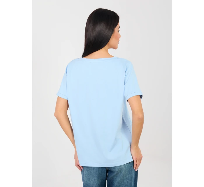 T shirt RV TS model 21888929 jasny niebieski - FPrice T shirt RV TS model 21888929 jasny niebieski - FPrice