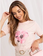T shirt RV TS model 22296865 jasny różowy - FPrice T shirt RV TS model 22296865 jasny różowy - FPrice