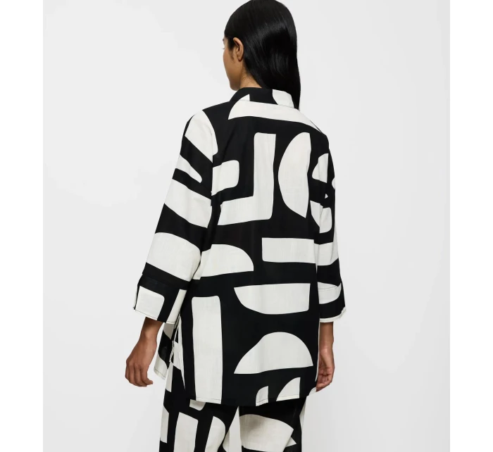 Summer Wear Boyfriend Shirt - BLACK - TRIUMPH BLACK - TRIUMPH